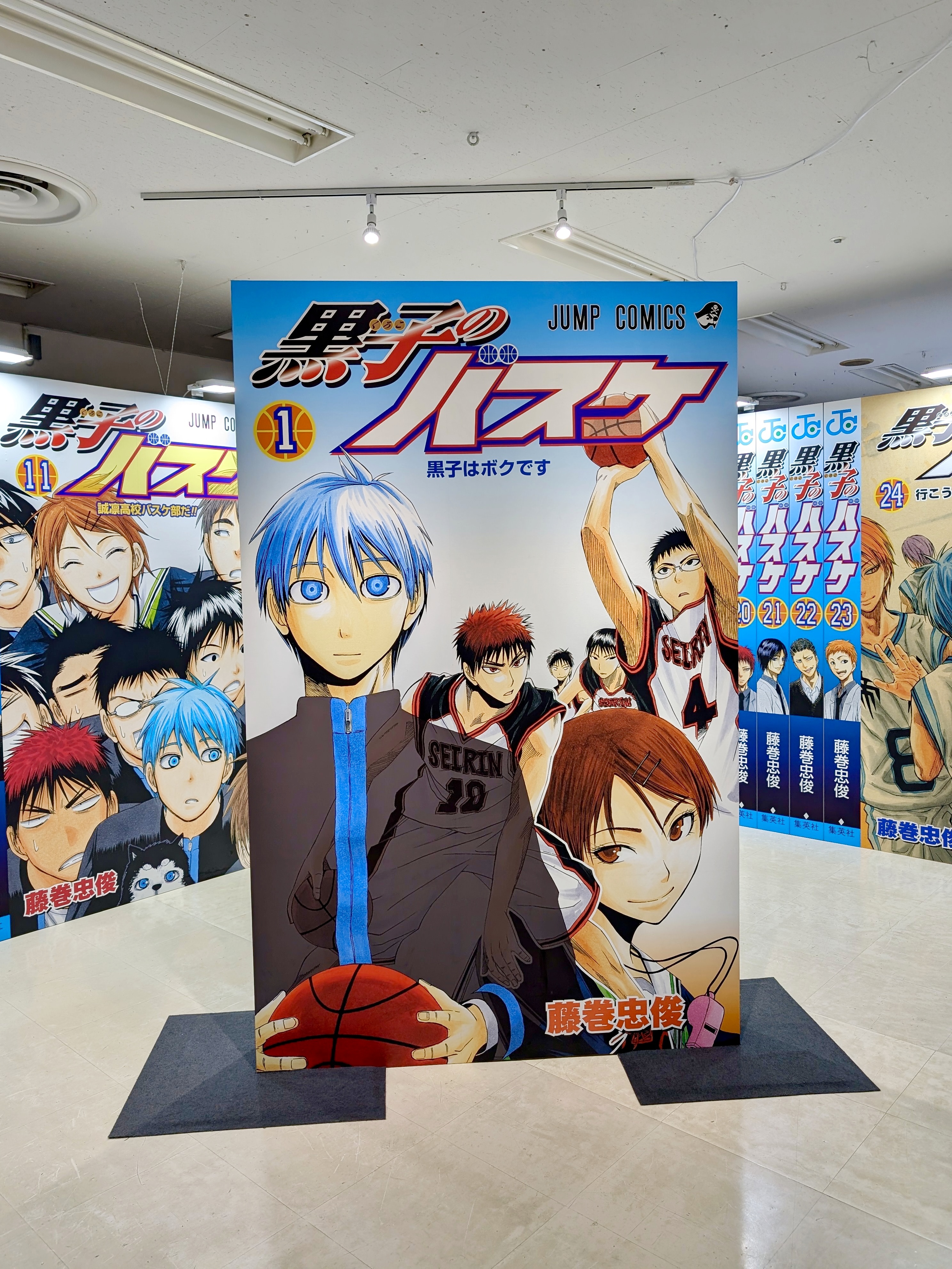 巨大な単行本パネル